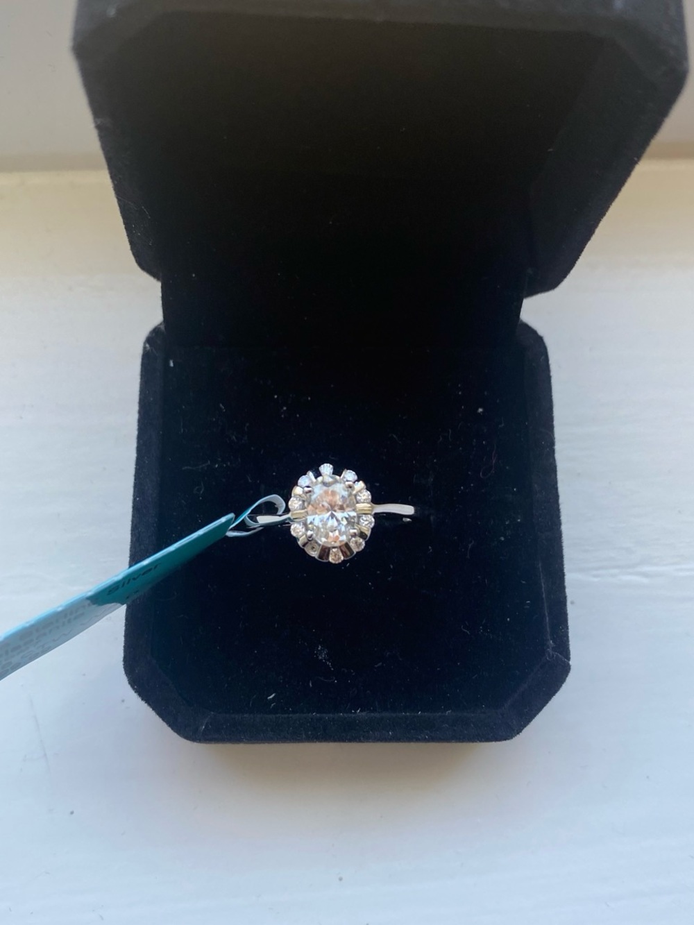 Oval Cut Moissanite Ring Size 7